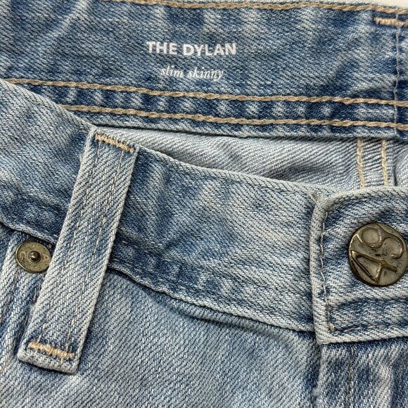 AG Adriano Goldschmied Dylan Jeans Mens 34 x 33 Slim Skinny Stretch Blue USA - Picture 6 of 12